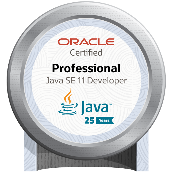 Java SE 11 Professional Certification Badge