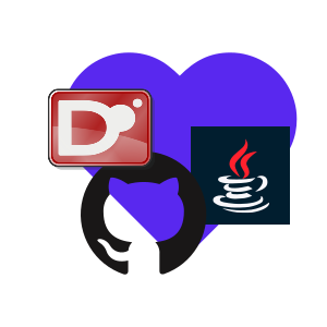 Giving-back heart with software logos